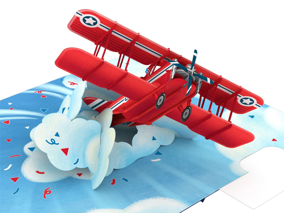 Origamo Kirigami Airplane Pop-Up Card