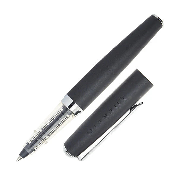 J. Herbin blu etallo penna roller con punta fine e segno di 6 cartucce J. Herbin blu etallo penna roller con punta fine e segno di 6 cartucce
