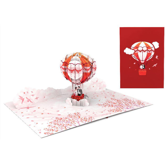 Origamo Wedding Balloon Pop-Up Card