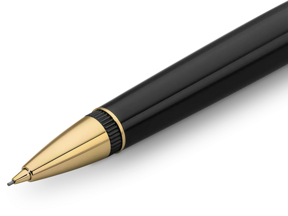 Kaweco Dia 2 Black Gold Trim 0.7mm Pencil