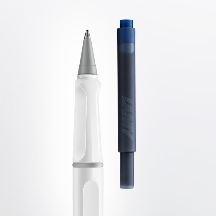 Lamy Safari White Roll-Ink Rollerball Pen