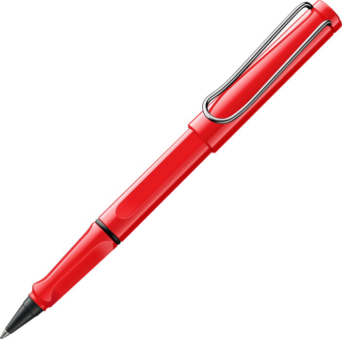 Lamy Safari Red Roll-Ink Rollerball Pen