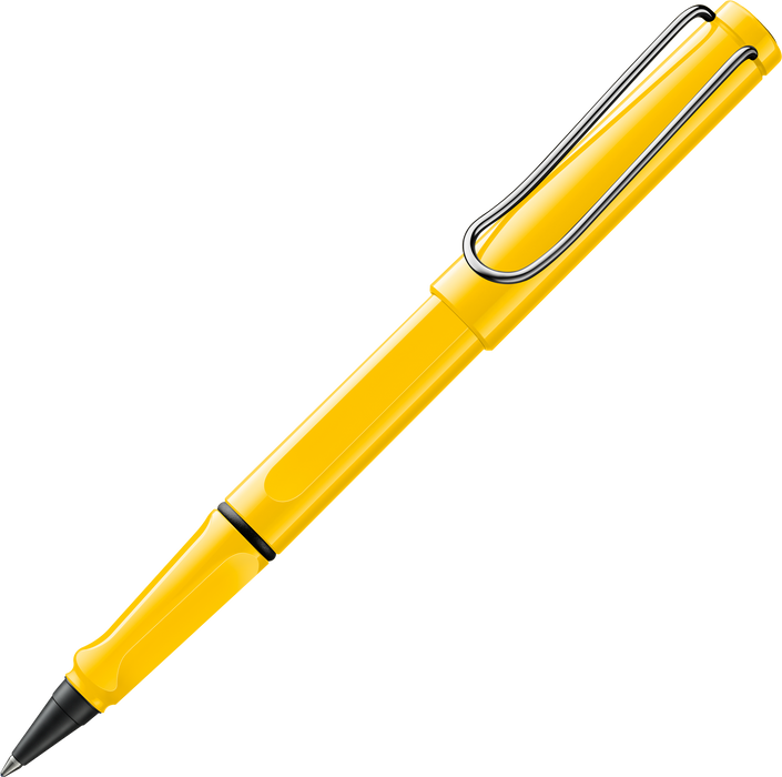 Lamy Safari Yellow Roll-Ink Rollerball Pen