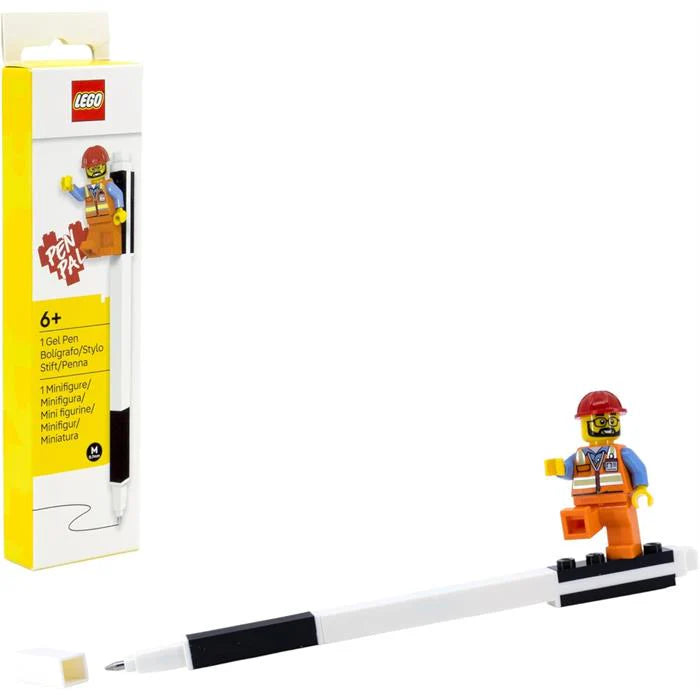 LEGO 2.0 Black Gel Pen with Minifigure