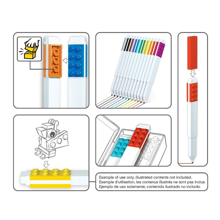 LEGO 2.0 Pack of 10 Marker Set
