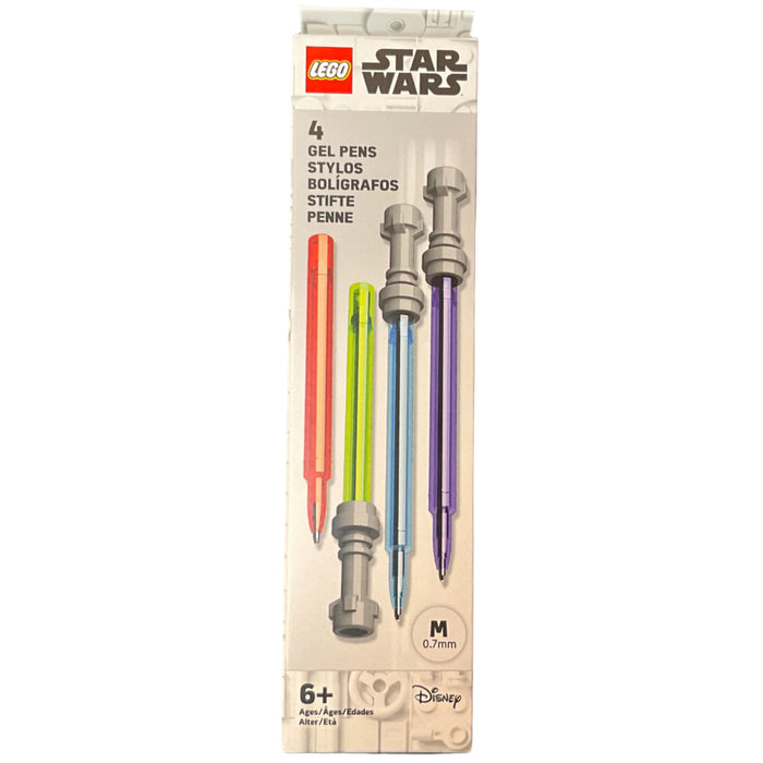 LEGO Star Wars Lightsaber Gel Pen 4 Pack