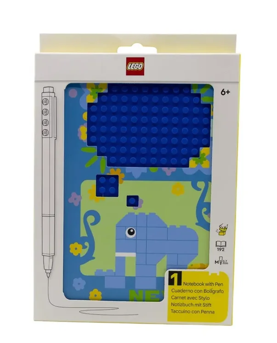 LEGO Reclaim and Recycle Elephant Notebook with Gel Pen