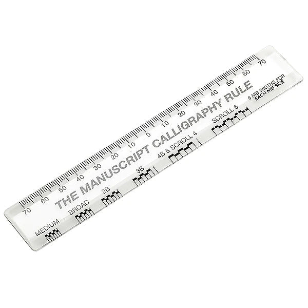 Handwriting Ruler Manuscript Calligraphy Ruler — Pens Plus (of Oxford)