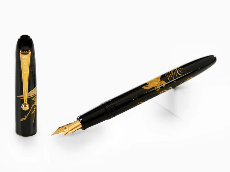 Namiki Pilot Tradition Crane and Turtle Fountain Pen with Gift Box