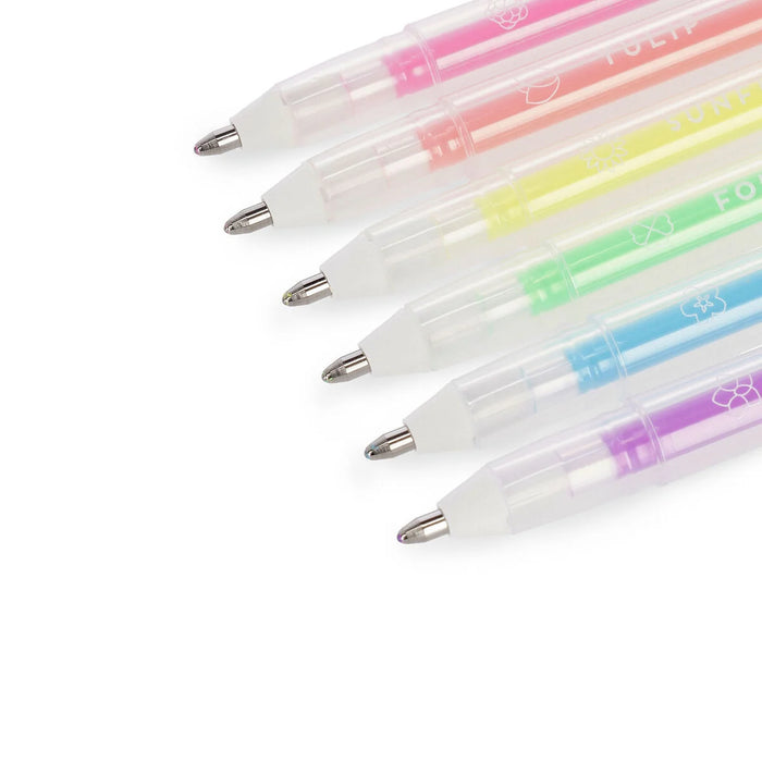 Legami Set of 6 Mini Pastel Gel Pens - Spring is in the Air