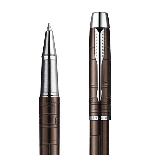 Parker IM Premium Metallic Brown Rollerball Pen