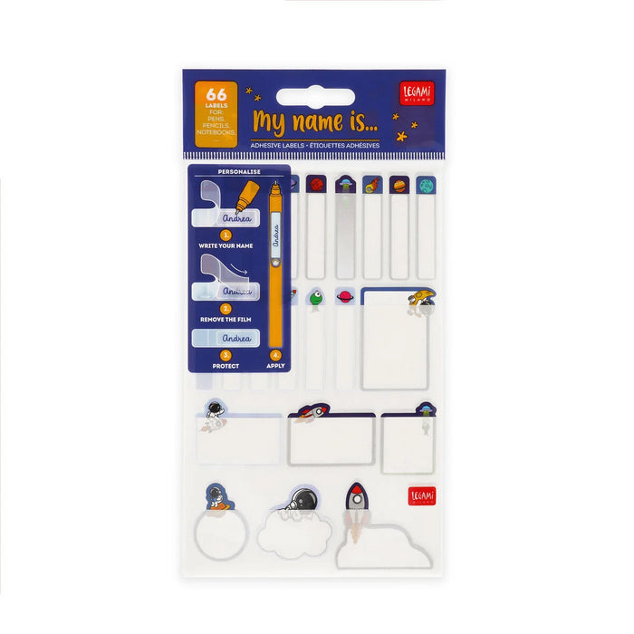 Legami Adhesive Labels with Protective Film - My Name Is...
