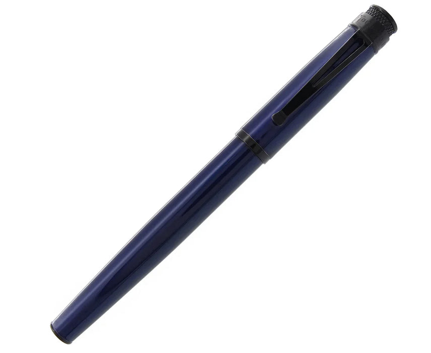 Retro 51 Tornado Stealth Lacquer EXT Fountain Pen - Blue/Black
