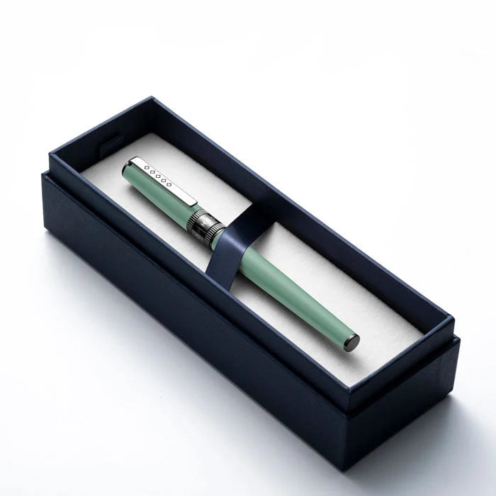 Tom Hessin Rebel Rollerball Pen Cambridge Blue