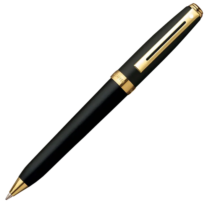 Sheaffer Prelude Ballpoint Pen Matte Black with Gold Trim