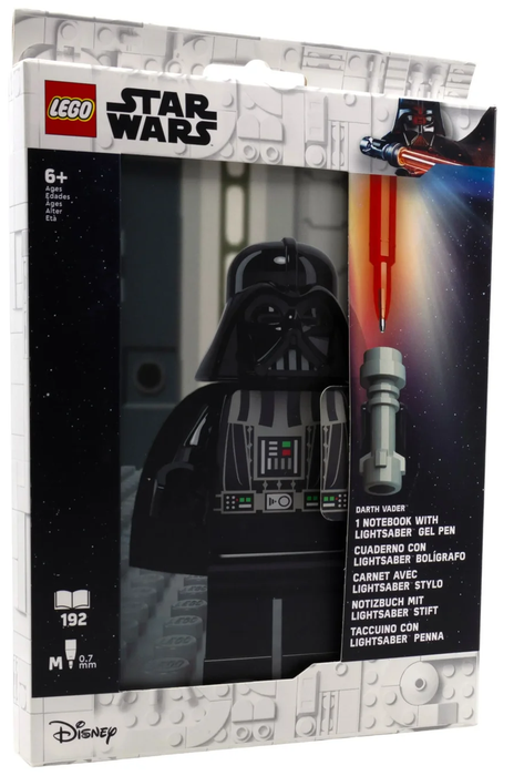 LEGO Star Wars Darth Vader Notebook with Lightsaber Gel Pen