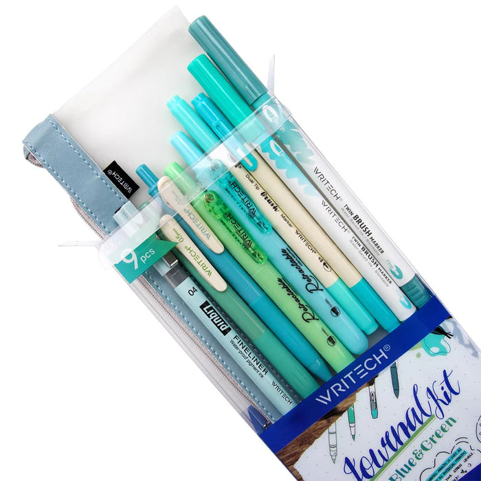 Writech Blue & Green Journal Kit