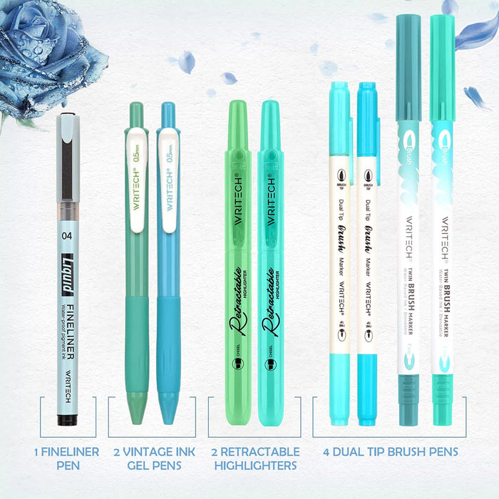 Writech Blue & Green Journal Kit