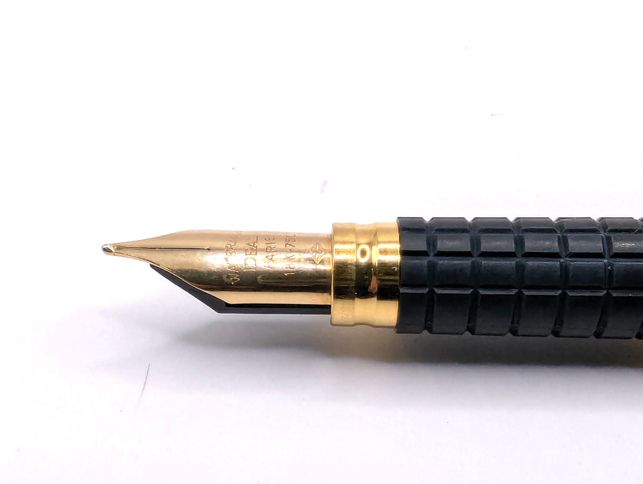 Vintage Waterman Exclusive Fluted Gold-Plated Fountain Pen (18ct M Nib)