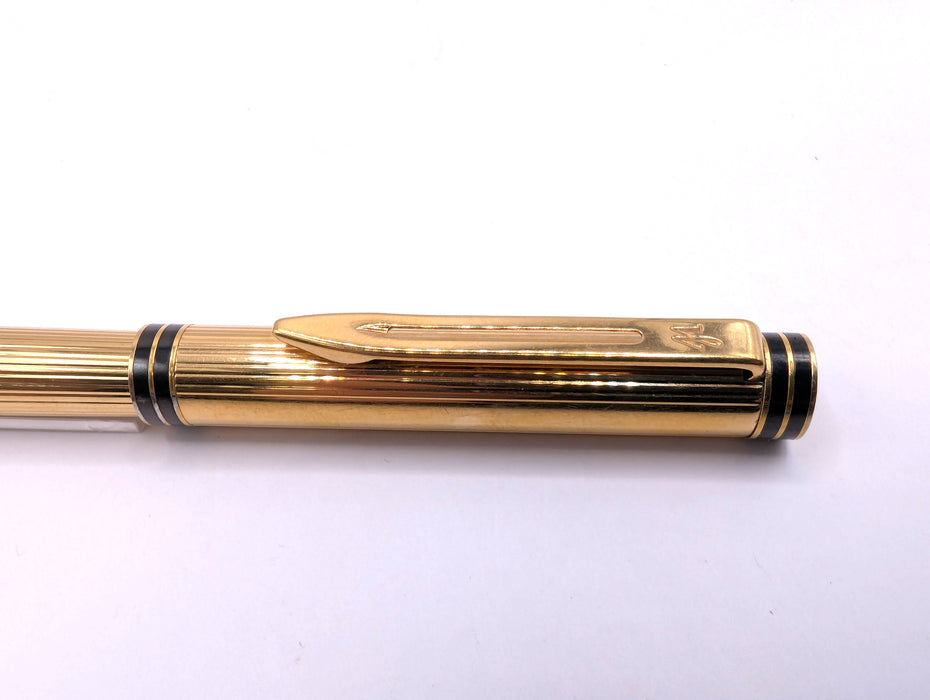 Vintage Waterman Exclusive Fluted Gold-Plated Fountain Pen (18ct M Nib)