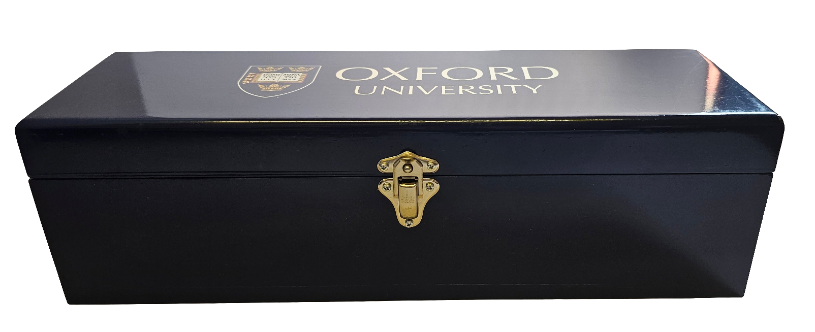 University of Oxford Dark Blue Wooden Pen-Pencil Box