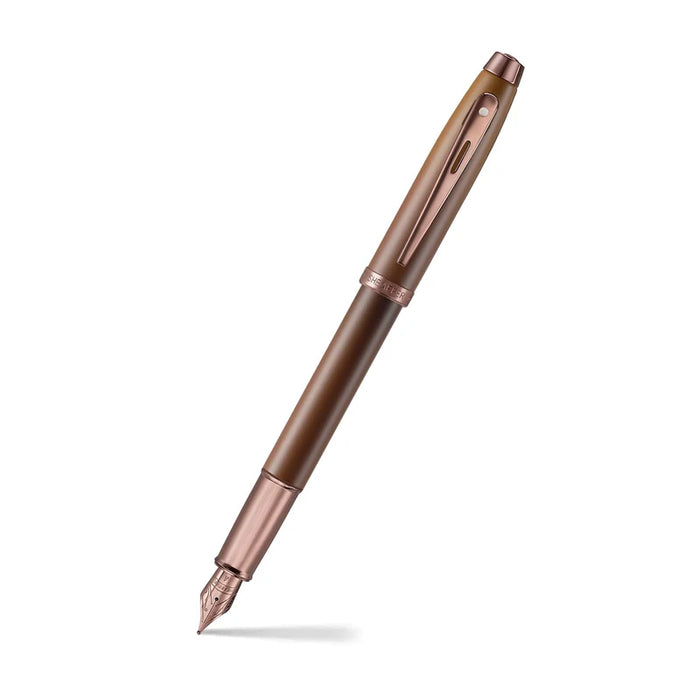 Sheaffer 100 Fountain Pen and Pouch Set Coffee Edition