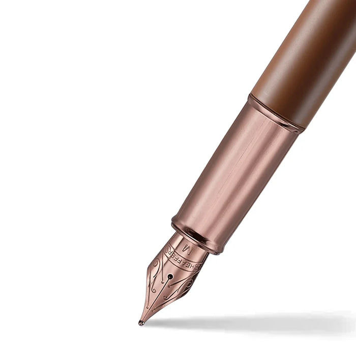 Sheaffer 100 Fountain Pen and Pouch Set Coffee Edition