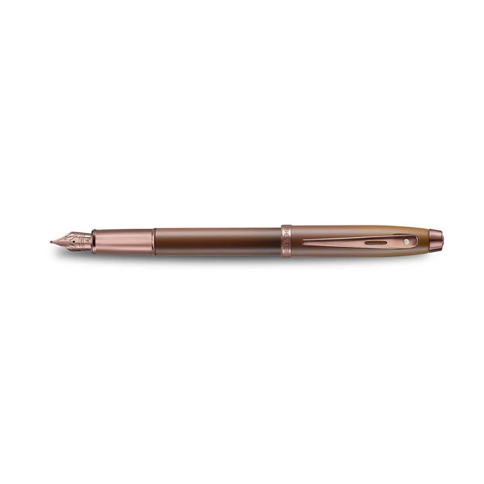 Sheaffer 100 Fountain Pen and Pouch Set Coffee Edition