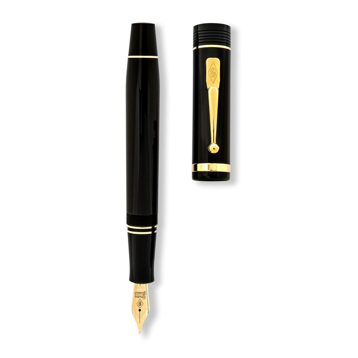 Conway Stewart Churchill Classic Black Fountain Pen