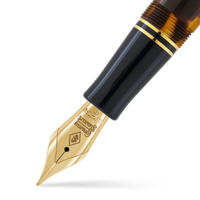 Conway Stewart Churchill Tortoiseshell Fountain Pen