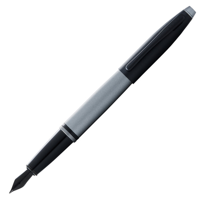 Cross Calais Fountain Pen Matte Grey with Chrome Trim