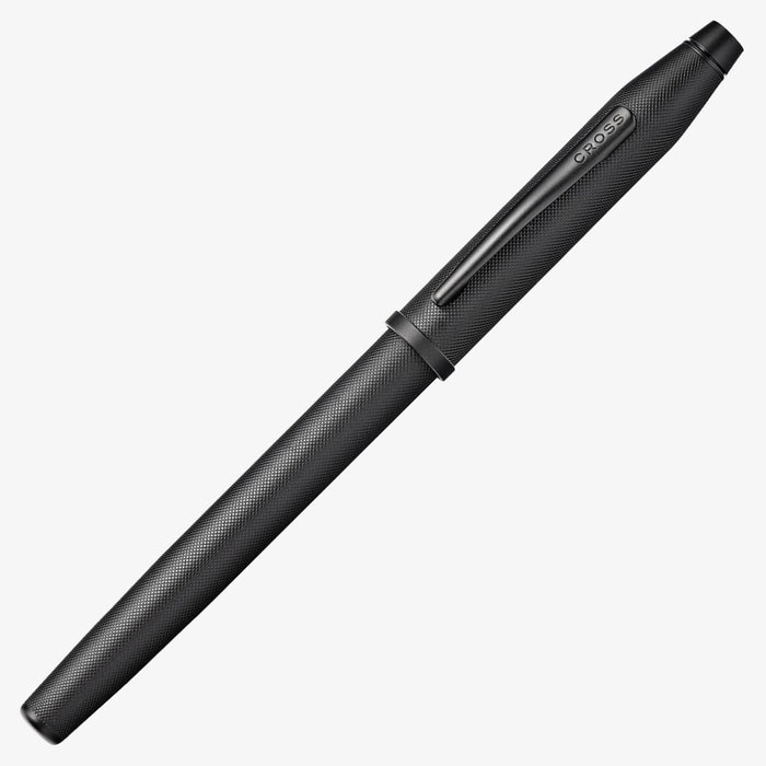 Cross Century II Fountain Pen Black Micro Knurled PVD