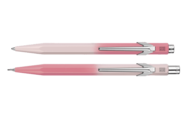 Caran d'Ache 849 & 844 Blossom Ballpoint Pen and Mechanical Pencil Set