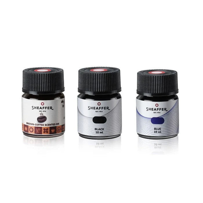 Sheaffer 100 Fountain Pen and Ink Set Coffee Edition