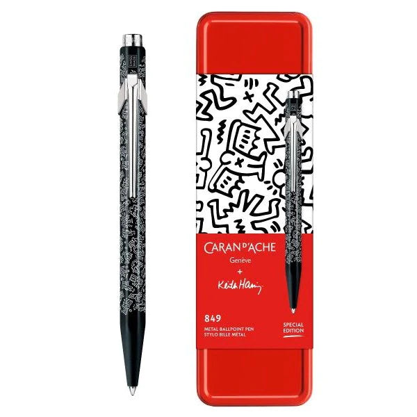 Caran D'Ache 849 Special Edition Keith Haring Black Ballpoint Pen