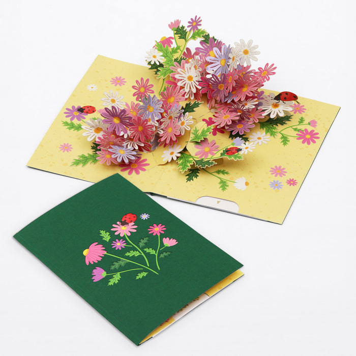 Origamo Kirigami Field Flowers Pop-Up Card