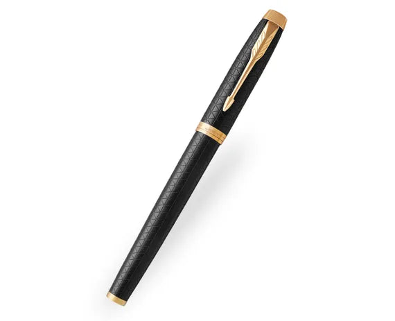 Parker IM Premium Fountain Pen Premium Black with Gold Trim