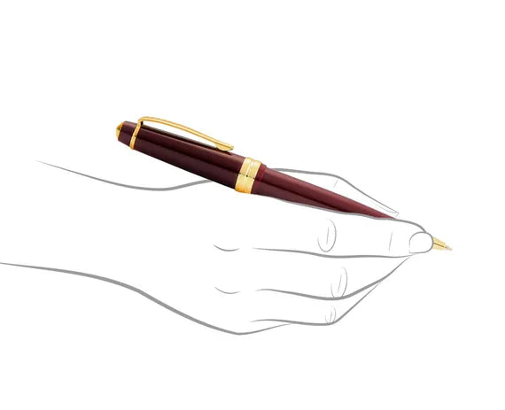 Cross Bailey Light Burgundy Ballpoint Pen with Gold Trim