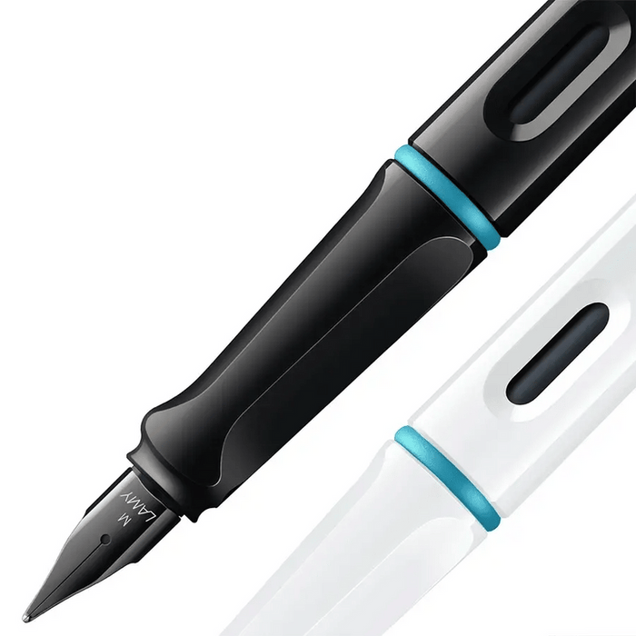 Lamy Safari Black and White Multicolour Fountain Pen Set