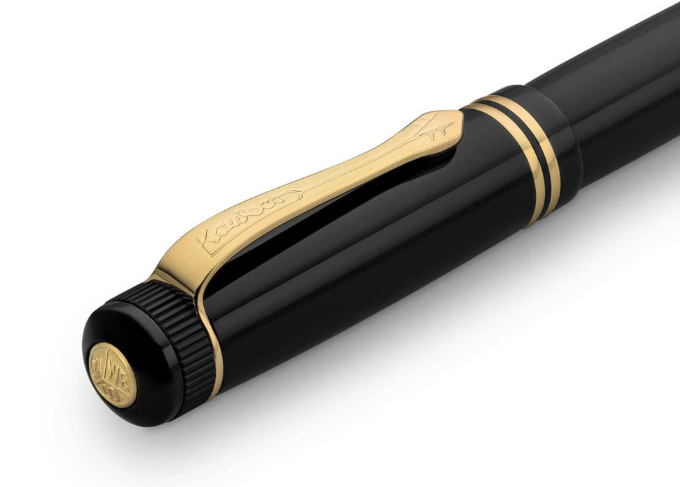 Kaweco Dia 2 Black Gold Trim Ballpoint Pen