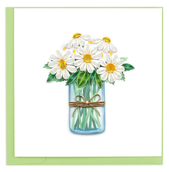 Quilling Card Daisies