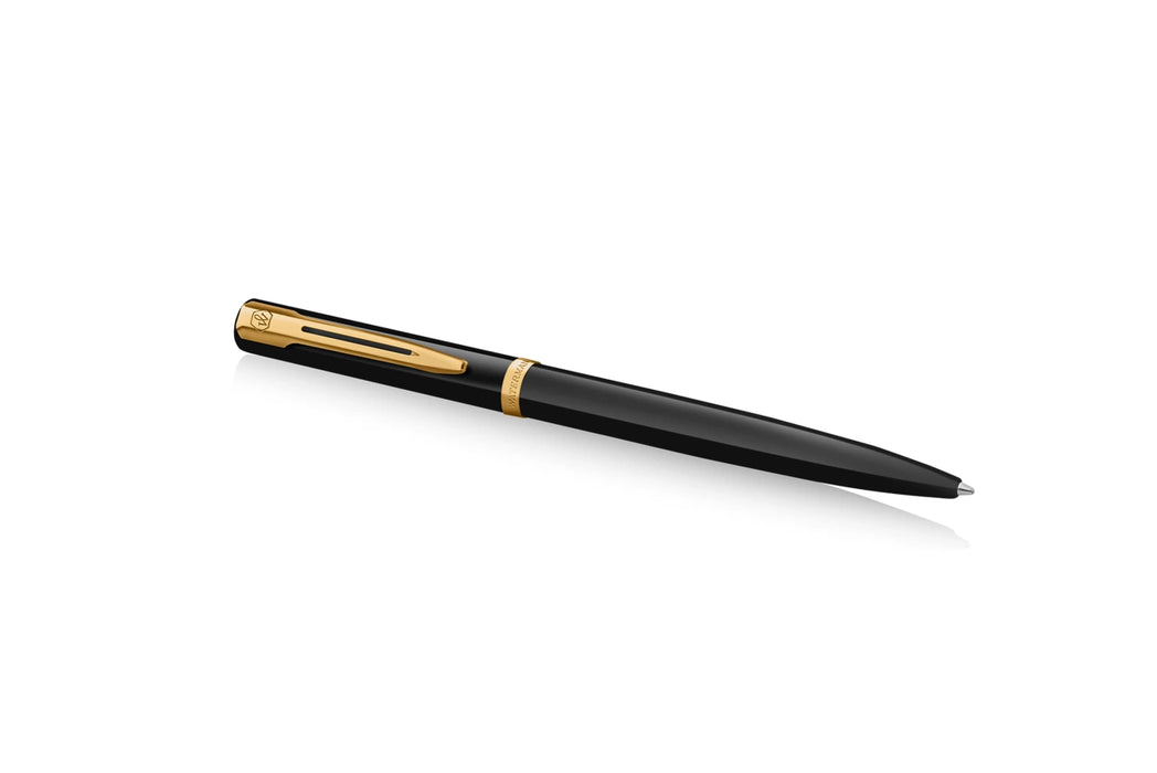 Waterman Impression Ballpoint Pen Black with Gold Trim