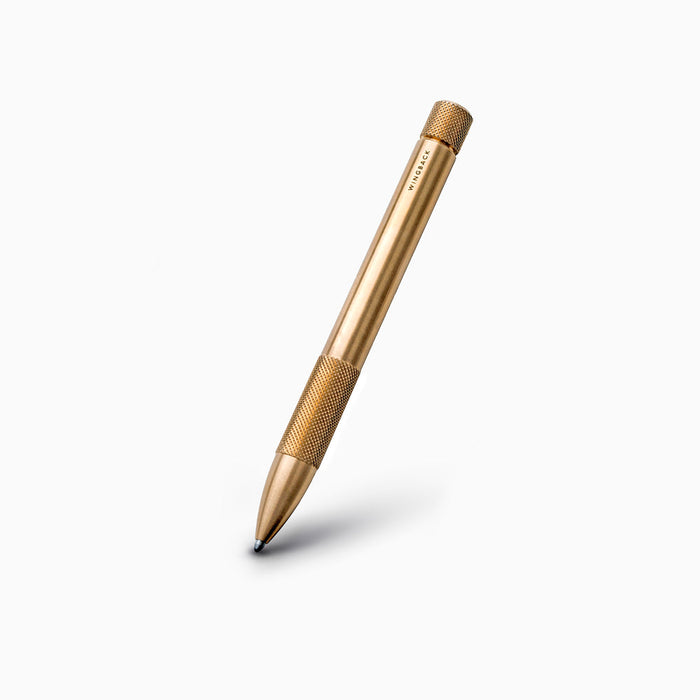 Wingback Brass Mechanical Ballpoint Pen