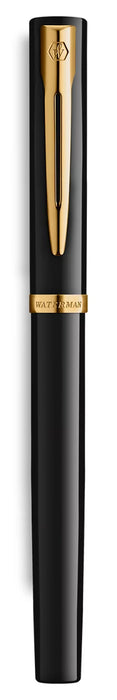 Waterman Impression Fountain Pen Black with Gold Trim