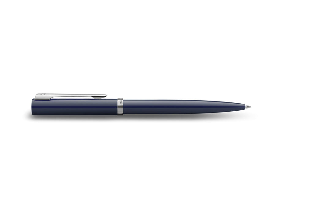 Waterman Impression Ballpoint Pen Blue with Chrome Trim
