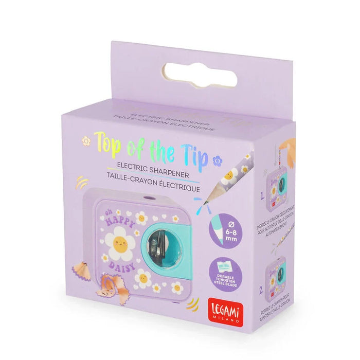 Legami Electric Pencil Sharpener - Top of the Tip