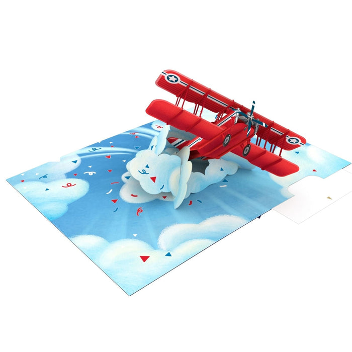Origamo Kirigami Airplane Pop-Up Card