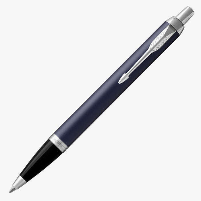 Parker IM Ballpoint Pen Blue with Chrome Trim