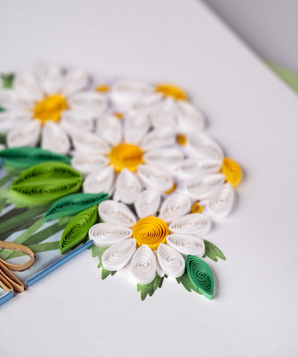 Quilling Card Daisies