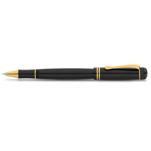 Kaweco Dia 2 Rollerball Pen Black with Gold Trim